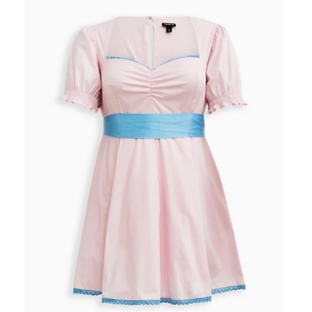 Torrid Pink baby doll Halloween costume dress 1X 14/16 plus size NWT blue